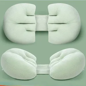 60x30x5cm soutien <span class=keywords><strong>de</strong></span> grossesse en forme <span class=keywords><strong>de</strong></span> U femme enceinte <span class=keywords><strong>oreiller</strong></span> multi-fonction taille Protection côté dormir oreillers <span class=keywords><strong>de</strong></span> maternité - Product Image 1