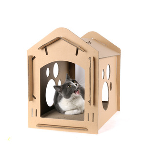 Fournitures écologiques pour animaux de compagnie, grande planche à gratter en <span class=keywords><strong>carton</strong></span> ondulé fait à la main, bricolage de chats, bon marché, 50 pièces - Product Image 3