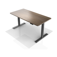 Cadre de bureau électrique à double moteur réglable en hauteur pour position assise ou debout avec boîtier de commande pour bureau minimaliste