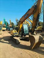 Excavatrice sur chenilles d'occasion Sany SY135C 13 tonnes 2022, quasi-nouvelle, faible nombre d'heures, performances stables pour travaux de terrassement et de construction