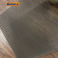 Production de nids d'abeilles en aluminium Tissu alu Panneau sandwich alvéolé Panneau composite aluminium Monolithe en nid d'abeilles Céramique
