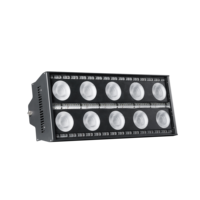 QSE Lighting 10*50W LED Matrix Pixel-Licht, RGBW 4in1 Pixel-Steuerung mit RGB LED-Streifen-Hintergrund für Clubs, Studios & Konzerte