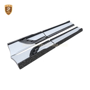 Kit de carrosserie en fibre de carbone sèche Style MSY pour Bentley Bentayga Pare-chocs avant Pare-chocs arrière Jupe latérale Aile de toit Moteur Capot Miroir Couverture - Product Image 6