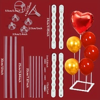 Décoration de fête d'anniversaire ensemble de support de ballon pliable accessoires de décoration de maison de mariage porte-ballon de Table bâton de ballon de colonne