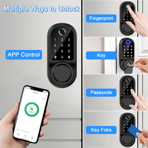 Serrure de porte intelligente TTLOCK AF06 à succès – Verrouillage par empreinte digitale, mot de passe et clé pour portes de dortoir – Commerce extérieur - Product Image 2