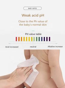 Usine OEM/ODM, vente en gros, lingettes désinfectantes pour bébé avec logo personnalisé, lingettes écologiques pour le visage, la bouche et les mains du bébé, emballage personnalisé - Product Image 3
