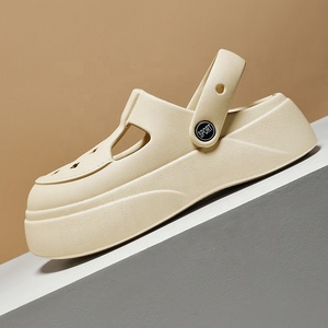 Chaussures Muller tendance pour femmes avec talon haut, sabots DIY pour femmes, sandales en peluche pour l'extérieur et la salle de bain, chaussures d'infirmière - Product Image 2