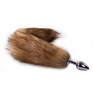 Queue de renard en fausse fourrure, plug anal doux et confortable, étanche, écologique, jouet intime pour femme, accessoires de flirt romantique pour adultes - Product Image 4
