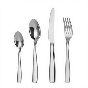 Juego de Vajilla Contemporáneo de Acero Inoxidable 18/0 Mr.Spoon, 24 Piezas, para 6 Personas, Apto para Lavavajillas, Regalo Empresarial, Alegre y Festivo - Product Image 1