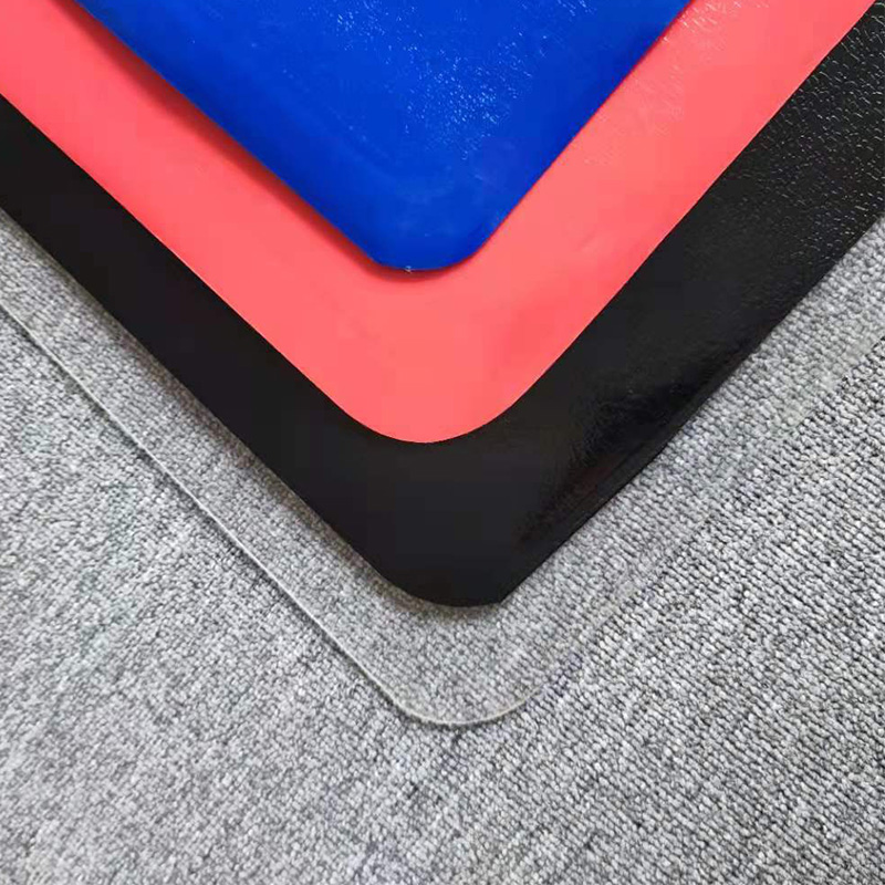 Colorful Footcare Chair Mat Easy Cleaning Office PVC Chair Mat