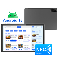 Nueva Tableta POS Android NFC de 10.95 Pulgadas con WiFi 6 para Pedidos en Restaurantes, RK3576S de Doble Núcleo, 4GB de RAM, con Base de Carga