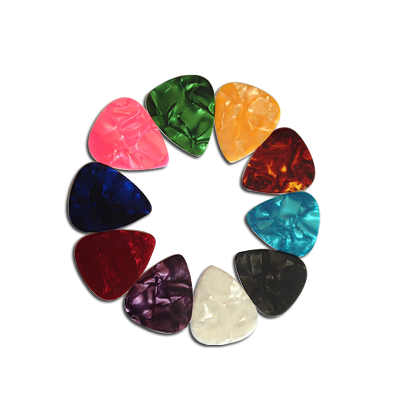 Гладкие целлулоидные полировочные гитарные медиаторы