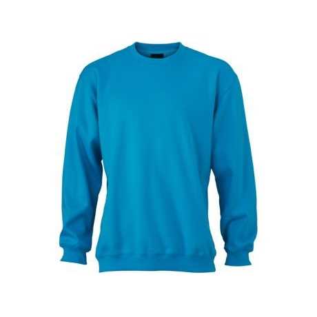 Classic Comfort Neck Sweatshirt XL Size Anti-Wrinkle Anti-Shrink Acid Wash Embroidered Techniques Screen Printed Solid Pattern