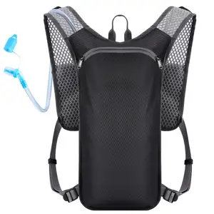 Logotipo personalizado leve Esporte trilha bicicleta peito sacos de água mochila ciclismo mochilas suporte do telefone Running Vest Hidratação