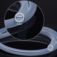 Tuyau en caoutchouc de silicone transparent de qualité alimentaire, résistant à la chaleur, écologique, personnalisé, bonne élasticité