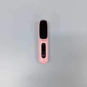 Electric Hair Styling Brush <b>Cordless</b> Hot Comb Portable Hair <b>Straightener</b> USB Rechargeable for Travel Use - Product Image 6