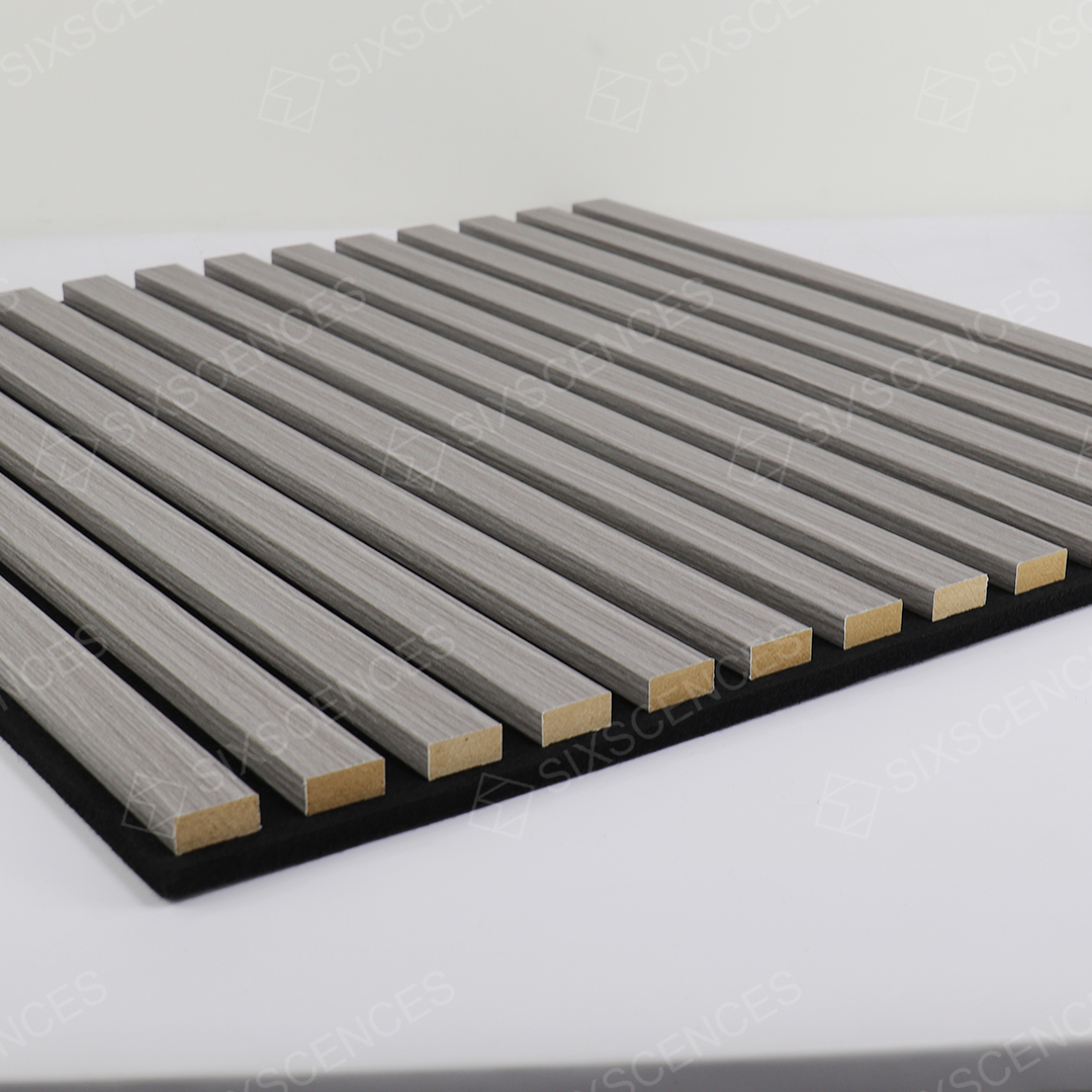 Wooden veneer soundproof board Acoustic Wall ceiling tiles wood panels studio interior design