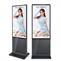 Affichage numérique commercial ultra-fin de 55 pouces, kiosque interactif tactile 4K, animation publicitaire pour ascenseur