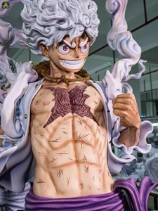 Estatua de Luffy de One Piece a Tamaño Real, Gear 5, Dios del Sol Nika, Figura de Anime, Escultura de Resina <span class=keywords><strong>para</strong></span> Coleccionistas, Decoración de <span class=keywords><strong>Cine</strong></span> en Casa - Product Image 3