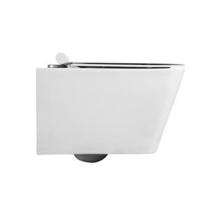 Inodoro de cerámica personalizado con sifón en P, montado en la pared, fácil de limpiar, para baños de lujo - Product Image 5