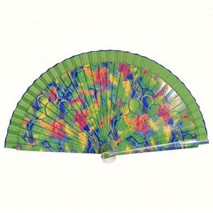 Custom Produce Folding Dance Performance Digital Printing Spanish Wood <b>Hand</b> <b>Fan</b> - Product Image 5
