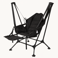Chaise suspendue d'extérieur moderne en aluminium, portable, pliable, respirante, confortable, réglable en hauteur, pour le camping, le pique-nique, la randonnée, la pêche