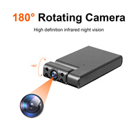 Caméra de sécurité intelligente HD 720p transfrontalière Wi-Fi avec vision nocturne, objectif rotatif, détection de mouvement et notification d'alarme (sans stockage)