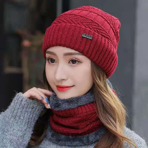 Conjunto de <span class=keywords><strong>Gorro</strong></span> y <span class=keywords><strong>Bufanda</strong></span> de Lana Gruesa y Suave para Esquí, Gorros de Invierno Cálidos para <span class=keywords><strong>Hombre</strong></span> con Calentador de Cuello, <span class=keywords><strong>Gorro</strong></span> de Punto para <span class=keywords><strong>Hombre</strong></span> y Mujer - Product Image 3
