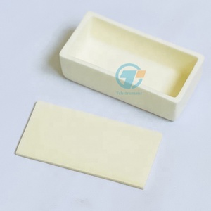 ถ้วยเซรามิกอะลูมินา ขนาด 100x50x30 มม. พร้อมฝาปิด สำหรับให้ความร้อนในห้องปฏิบัติการ - Product Image 1