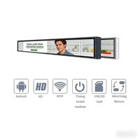 Écran LED Barre Allongée MILEC 1000cd Luminosité Super Large pour Affichage Numérique Latéral de Présentoir Publicitaire Android WiFi