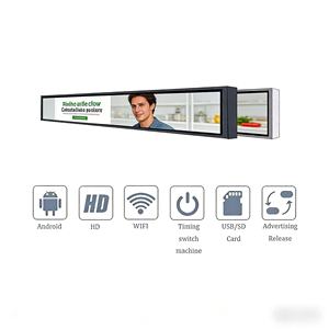 Écran LCD étiré ultra-large pour étagère, affichage numérique latéral, publicité de détail, Android, Wi-Fi, personnalisable - Product Image 2