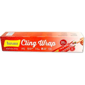 Cling Wrap 300 Sq Ft Non Pvc Plastic Food <b>Storage</b> <b>Microwave</b> Safe Kitchen Use - Product Image 3