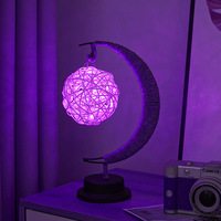Lumières décoratives LED en forme de cœur, lumières de Noël, cadeau d'anniversaire, verre fait main, IP44, fonctionne sur piles, double alimentation, 50000 heures