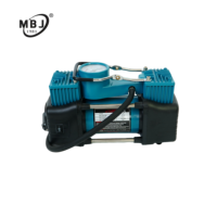 Factory Direct 12V DC ABS Twin Cylinder 30mm Bore Tire Pump for Emergency Use