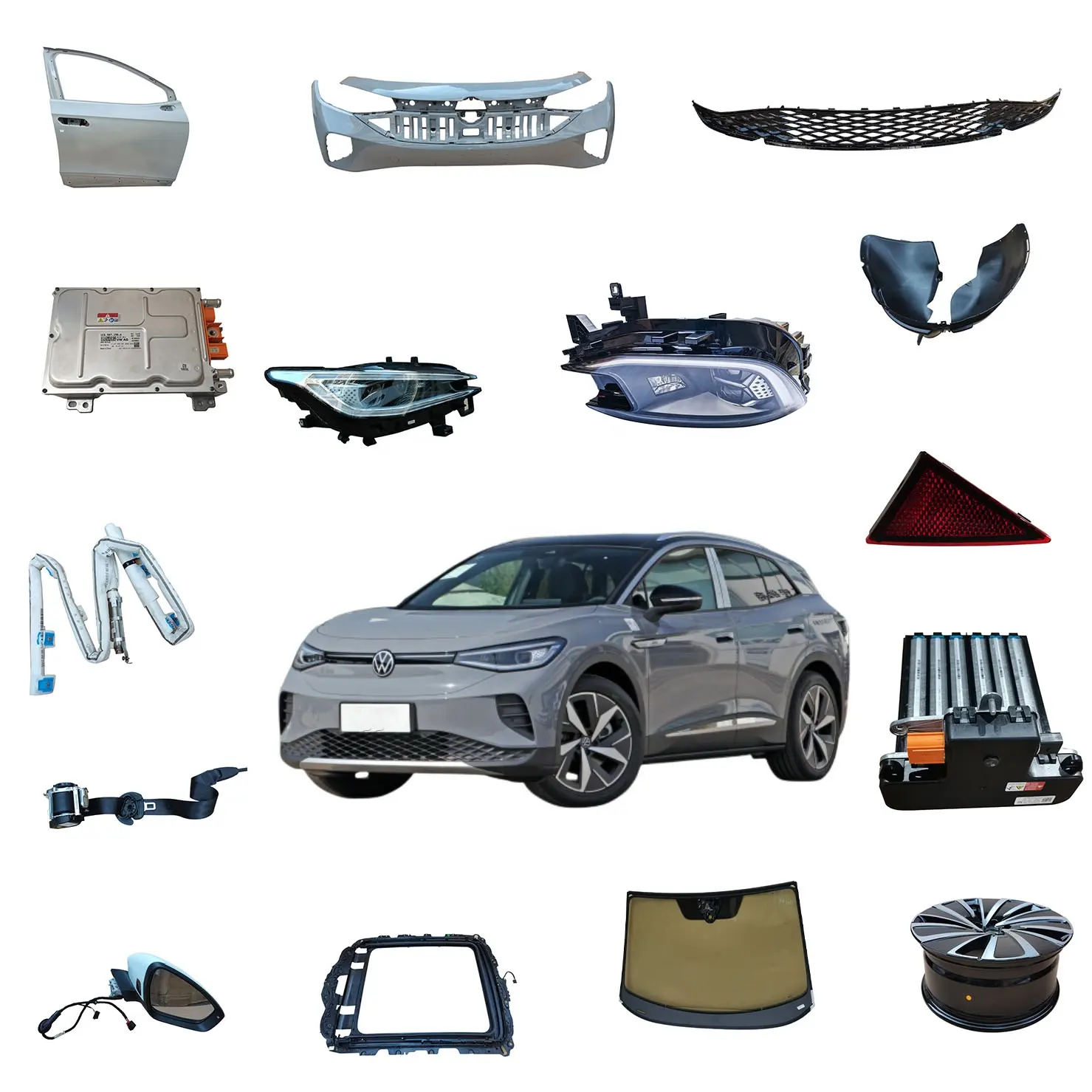 VW電気自動車に適した高品質のボディシステム自動車部品: ID3、ID4、ID6、電気自動車自動車部品