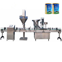 Machine de remplissage automatique de poudre, remplisseuse à vis sans fin, équipement d'emballage pour lait en poudre et farine, haute précision et contrôle PLC