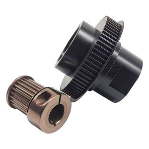 Pulley Sinkron Mesin CNC dari Paduan Aluminium, Pulley Timing Belt Nylon Mxl 3m 5m S3m S5m Gt2 T5 T10 AT5 AT10 untuk Penggunaan Industri - Product Image 3