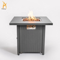 Table de foyer à Propane d'extérieur 28 pouces, Table de feu pour jardin