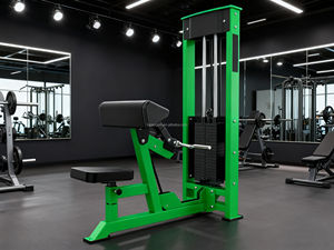 Equipo de gimnasio comercial Máquina de rizos de bíceps de acero ajustable Máquina de selección de carga de PIN de fuerza comercial - Product Image 5