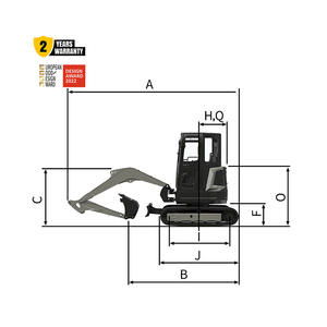 Miniexcavadora Hidráulica <span class=keywords><strong>Boleo</strong></span> 1.8T 2T 2.6T 3T 3.5T, Pequeñ<span class=keywords><strong>a</strong></span> Máquina Excavadora, Microexcavadora en Venta - Product Image 6
