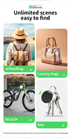 Traceur GPS mondial compatible iOS et Android, localisateur intelligent pour animaux de compagnie et enfants, étanche IP68, Air-Tag FindMy personnel