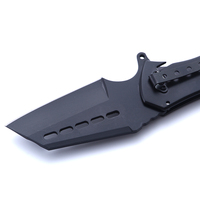Couteau pliant mini OEM pour équipement de randonnée, lame noire, fabricant de couteaux de chasse en acier inoxydable