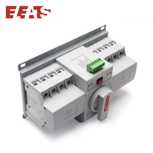 Interruptor de Transferencia Automática Tipo Manivela EATS-M, Interruptor de Transferencia de Doble Alimentación de Bajo Voltaje 5 KA, Interruptor de Transferencia Pequeño - Product Image 1