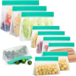 China Manufacturer Supplier PEVA Food Storage Freezer Bag For Fruit Vegetable Nut Snacks