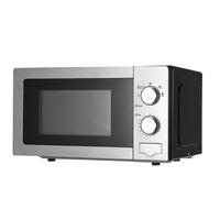 Mini fours à micro-ondes multifonctions 20L Pièces détachées électriques sans plastique Minuterie numérique Contrôle de la cuisine