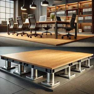 Lingding tùy chỉnh hiện đại woodcore sai lớn lên chống tĩnh sàn OEM thép xử lý bề mặt cho các bệnh viện tòa nhà văn phòng - Product Image 3