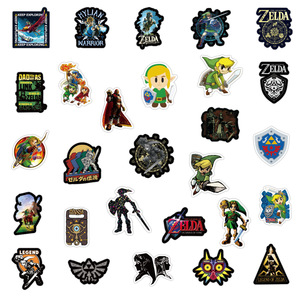 50 pièces la légende de <span class=keywords><strong>Zelda</strong></span> étanche Graffiti autocollants pour ordinateur portable bagages voiture dessin animé jeu autocollant en gros - Product Image 3