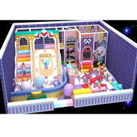 Jeux d'Entretenissement pour Enfants, Aire de Jeux Modulaire en Mousse, Zone de Jeux pour Enfants, Équipement de Terrain de Jeux Intérieur pour Centre Commercial