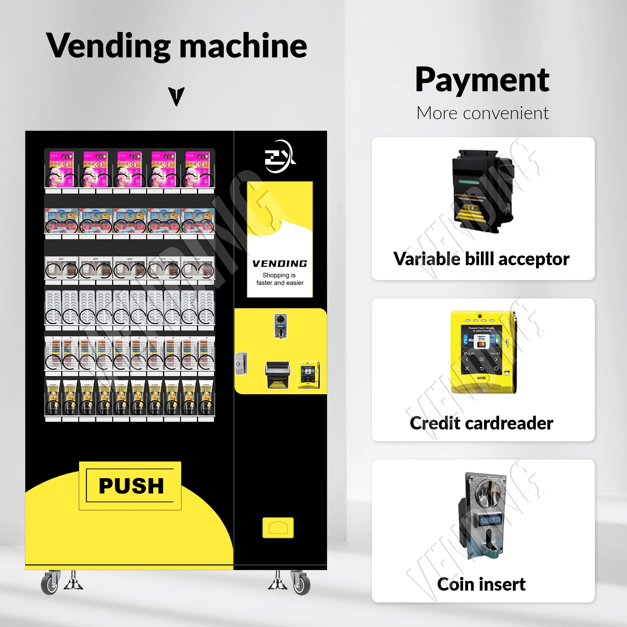 その他 k-1 Cheap Price Fully Automatic Eyelash Vending Machines for Sale