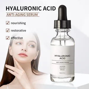 Private Label acido ialuronico viso nutriente ricostituente efficace viso antiinvecchiamento rughe migliorare la cura della pelle elasticità siero